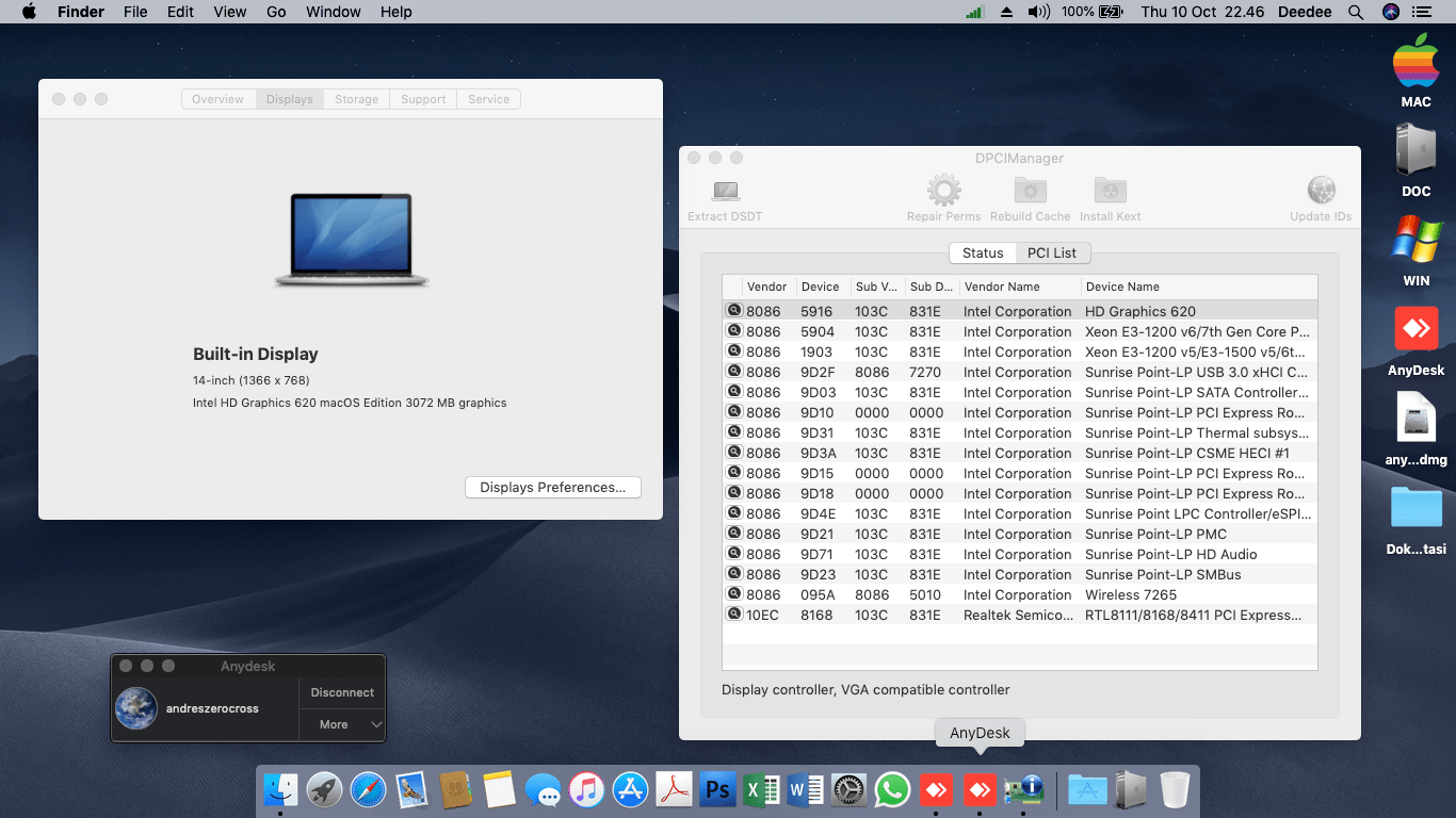 HP 240 G6 [Kabylake   Intel HD 620] 2